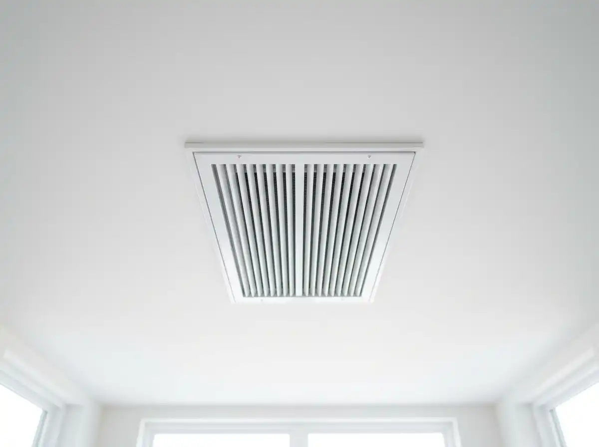 Clean home air vent representing healthy indoor air quality