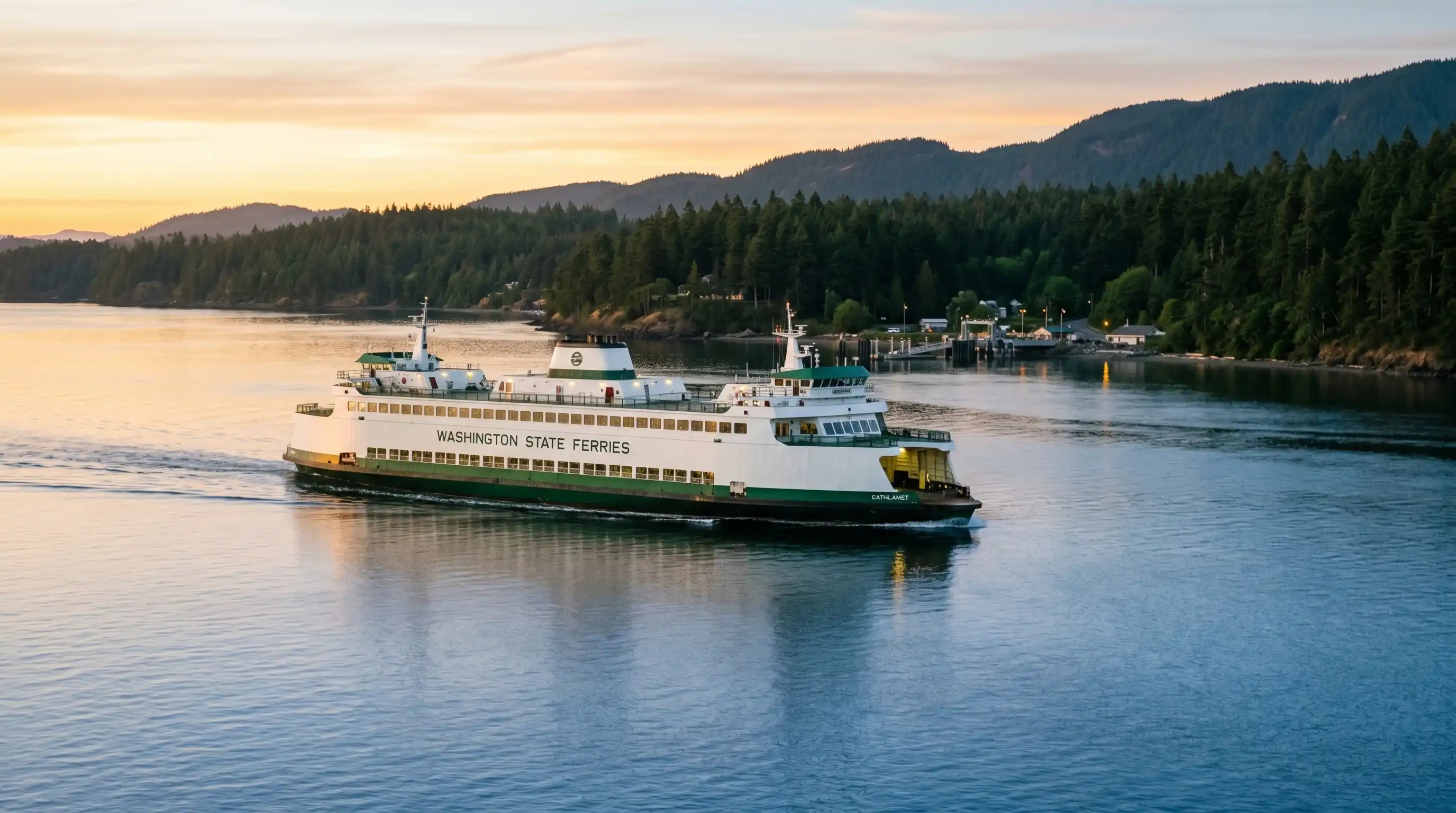 A scenic view of Clinton, WA, a carpet cleaning service area for A Clean Carpet Co