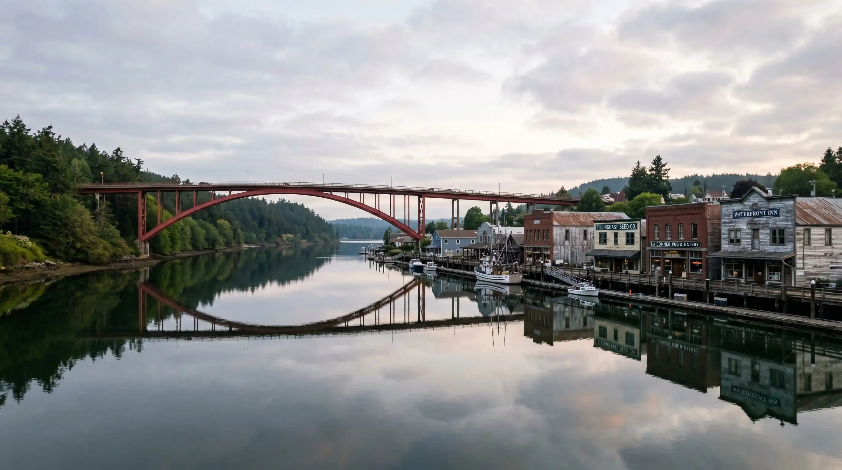 A scenic view of La Conner, WA, a carpet cleaning service area for A Clean Carpet Co
